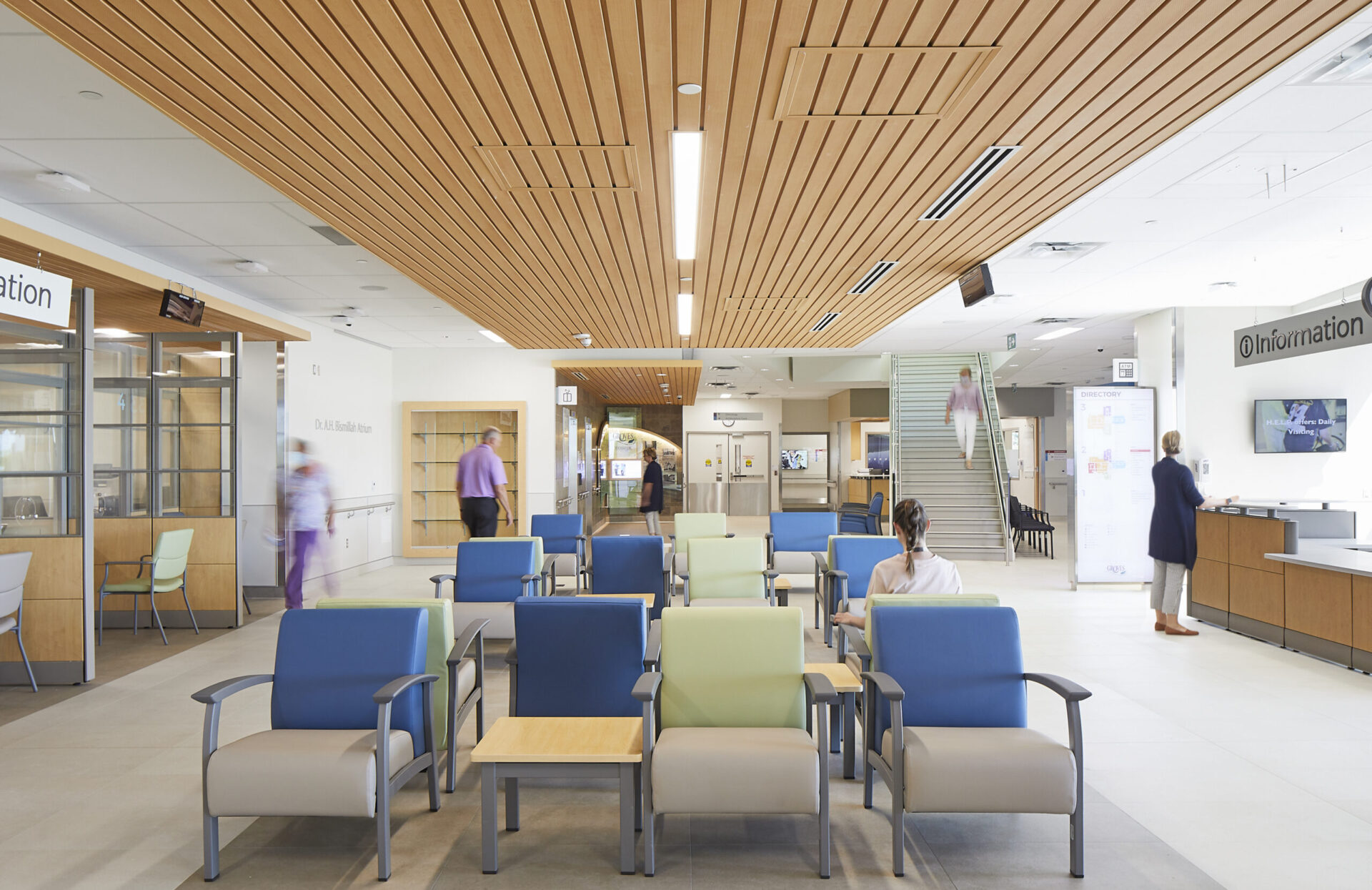 The wooden ceiling showcases fine architecture and engineering.